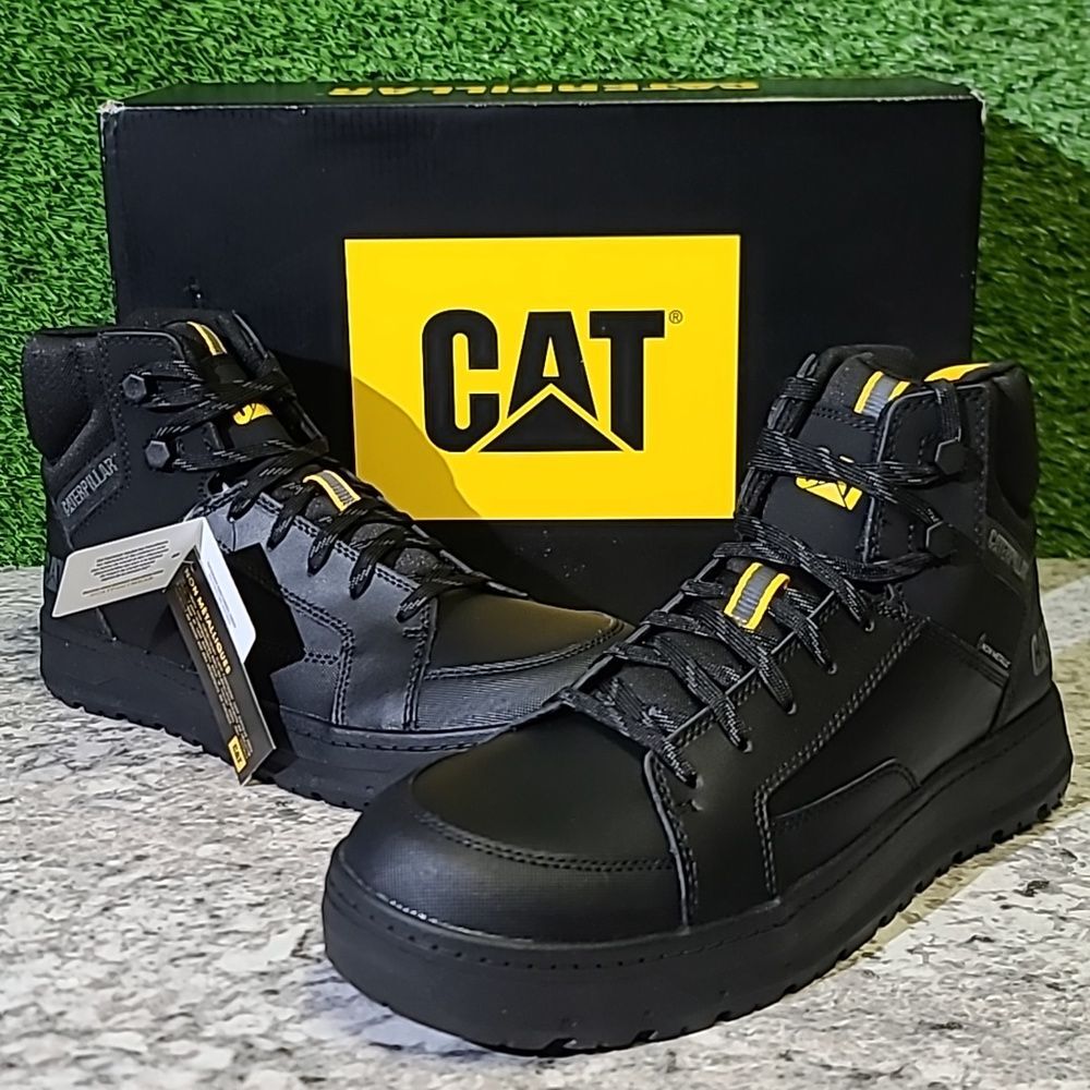 Caterpillar Streamline Court Mid Composite Toe Boots / Black New